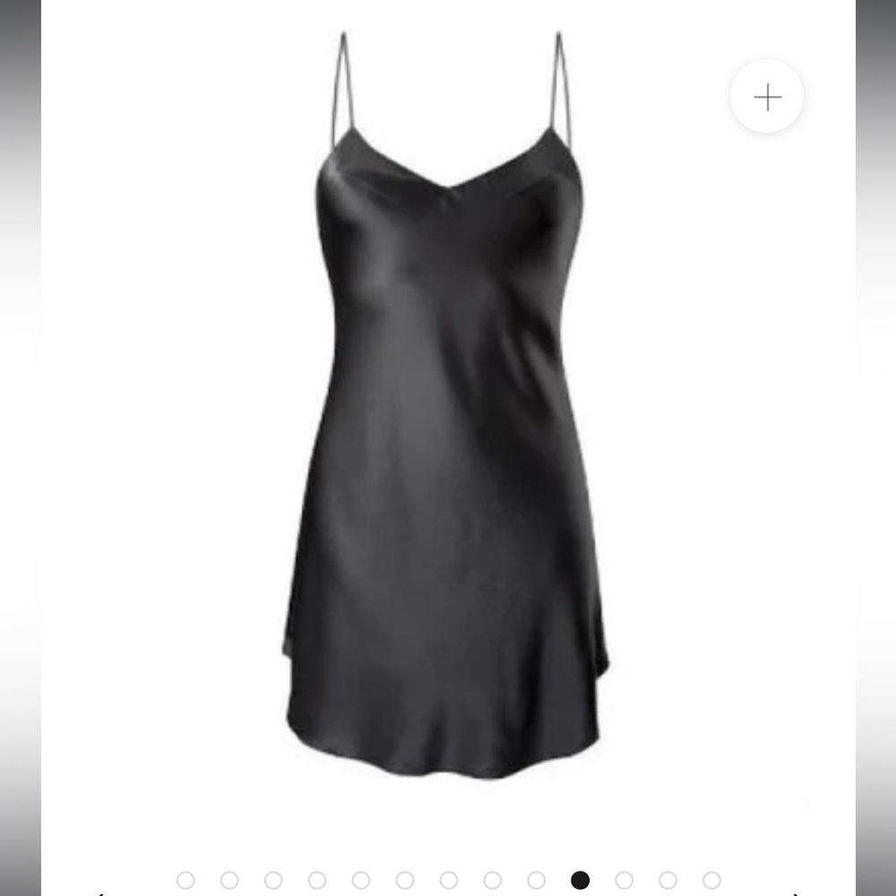 Elegant Black Slip Dress - Picture 3 of 7